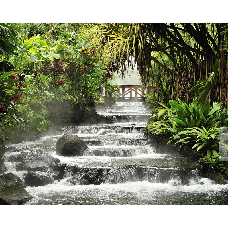 Ensemble de panneaux muraux 6 pièces 8 pi x 118 po Mullings Waterfall
