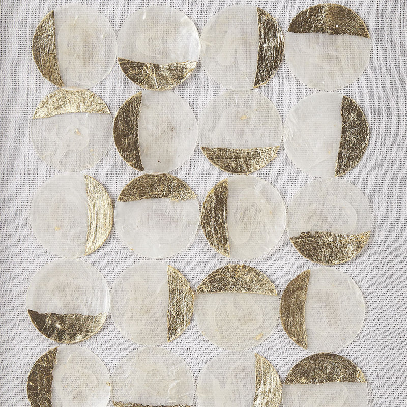Corrigan Studio Ritter 2-Piece Capiz Shell And Gold Foil Shadowbox Wall Decor