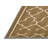 Machine Washable Trellis Brown Area Rug-1489097304