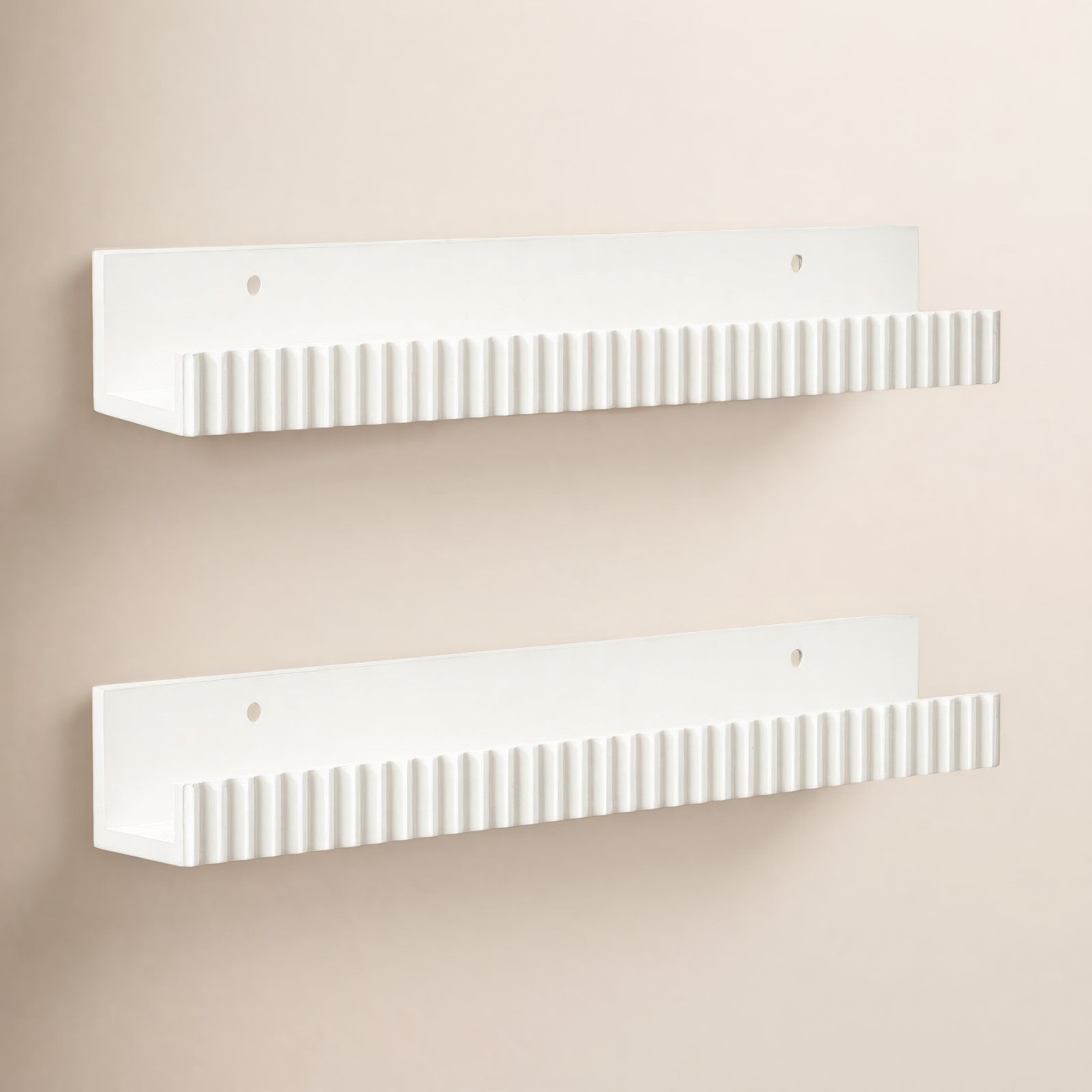 Trudie 24" Floating Shelf, White