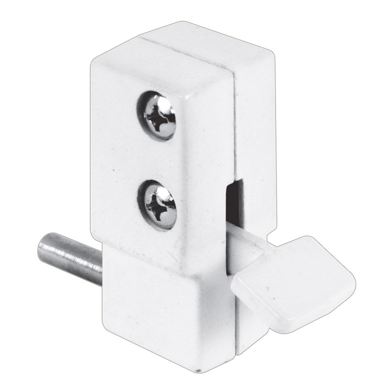 Serrure de porte de patio coulissante, Aluminium, H 5,4 po x l 3,75 po x P 0,95 po