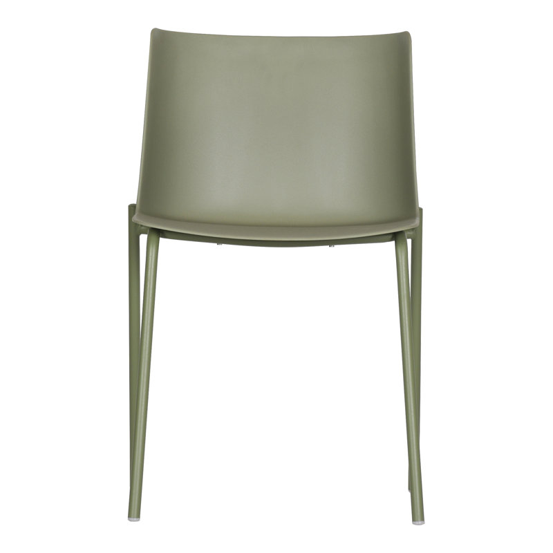 Outdoor Dining Side Chair, Green