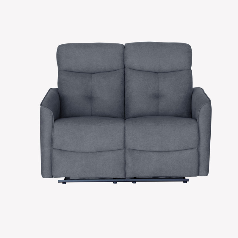 Meris 2 Seater Reclining Loveseat, Grey