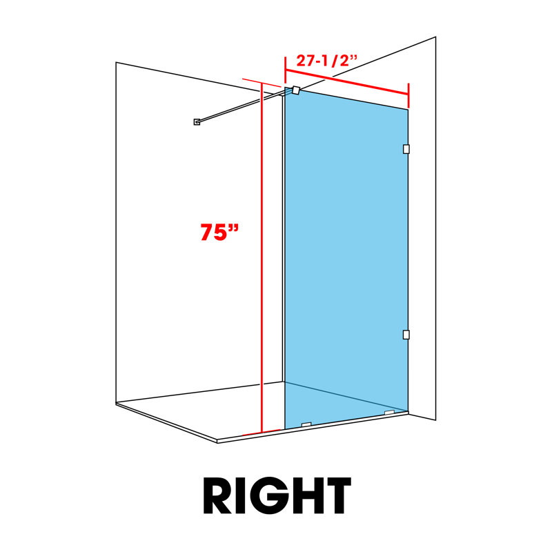 Panneau fixe en verre au design élégant, Gelé, Oui