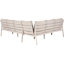 Aruba Outdoor Corner Garden Seating Set with Adjustable Table