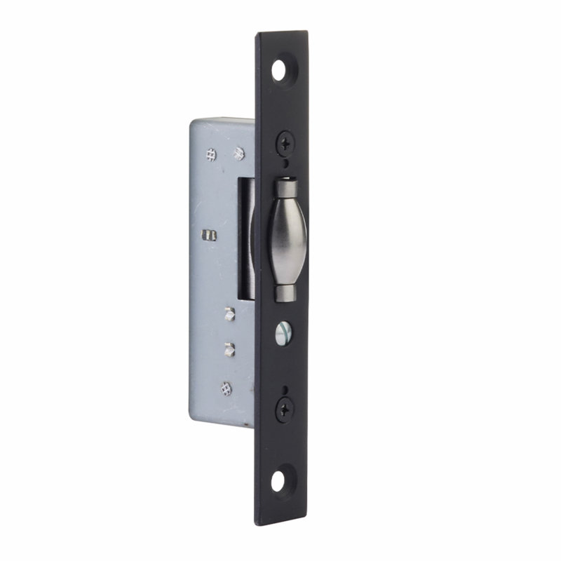 Stainless Steel Pocket Door Hardware, Flat Black