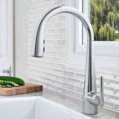 Lita Pull Down Single Handle Kitchen Faucet