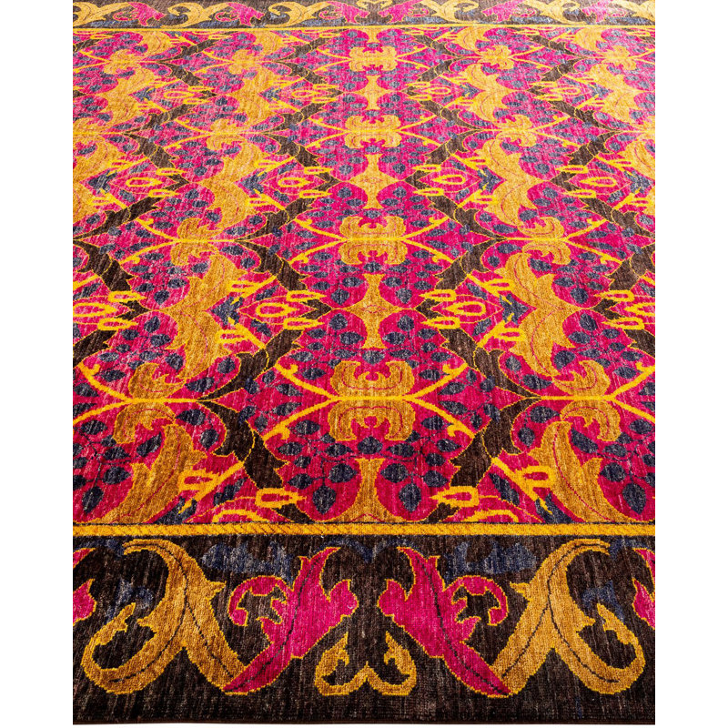 Arts & Crafts One-of-a-Kind 8' 1" X 10' 0" Hand Knotted Area Rug