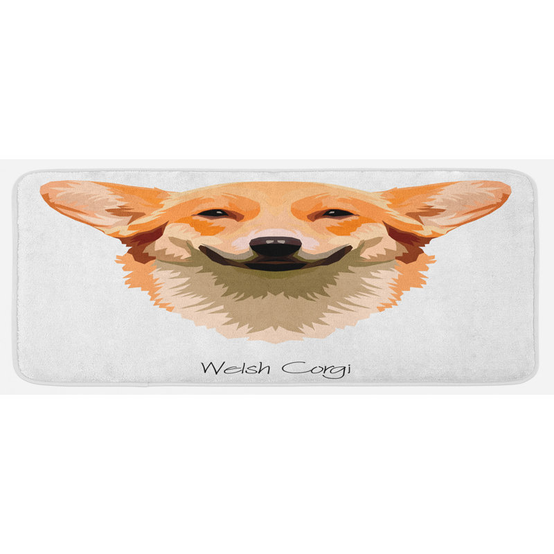 Tapis de cuisine corgi