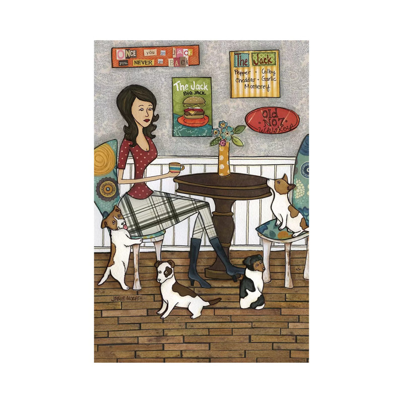 The Jack - Wrapped Canvas Painting, 20.32 cm H x 30.48 cm W