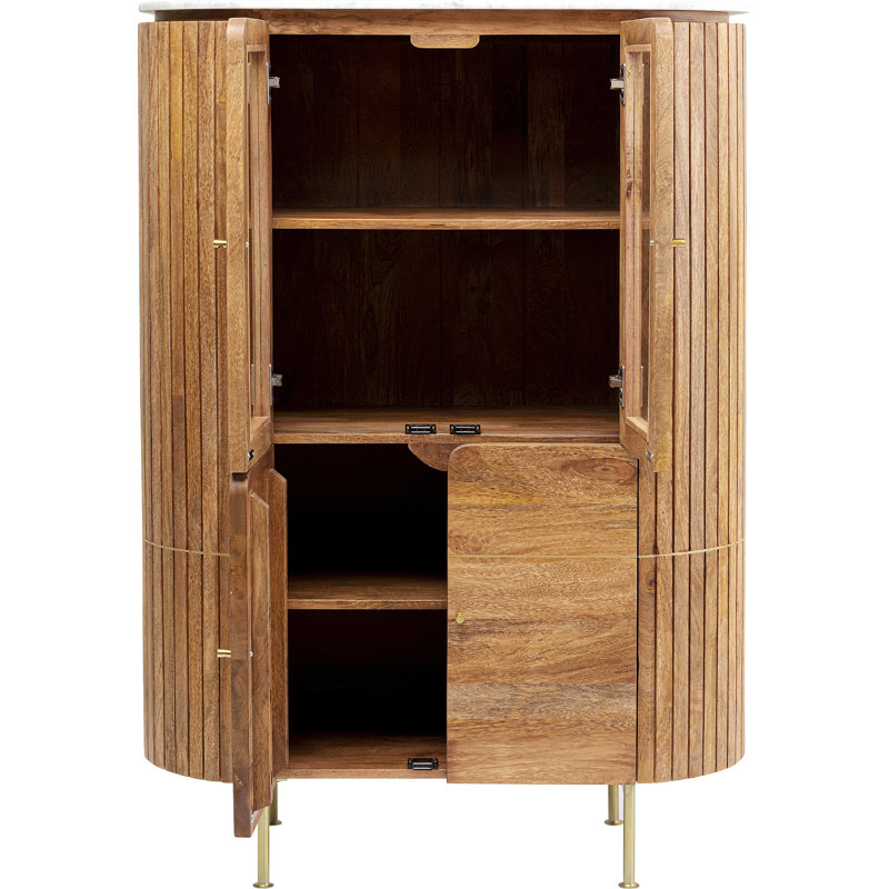 Grace 4 Door Solid Wood Wardrobe