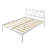 38" Metal Platform Bed Frame with Headboard-1163124893-1163124882