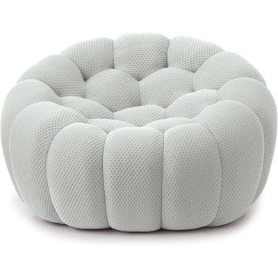 45.7'' W Upholstered Round Bean Bag Chairs, Lazy Sofa, Floor Fireside Chair, Lounge For Adults For Living Room Bedroom Apartment