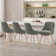 Swivel Upholstered 26''Counter Stool And Bar Stools With Full Back And Solid Wood Frame