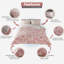 Blossom Duvet Cover Set with Pillowcases, Polycotton, High-Quality Lightweight Bedding, Single Double King & Superking-1565634947-1565634951