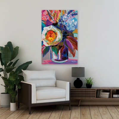 Blue And Bouquet Electric Art
