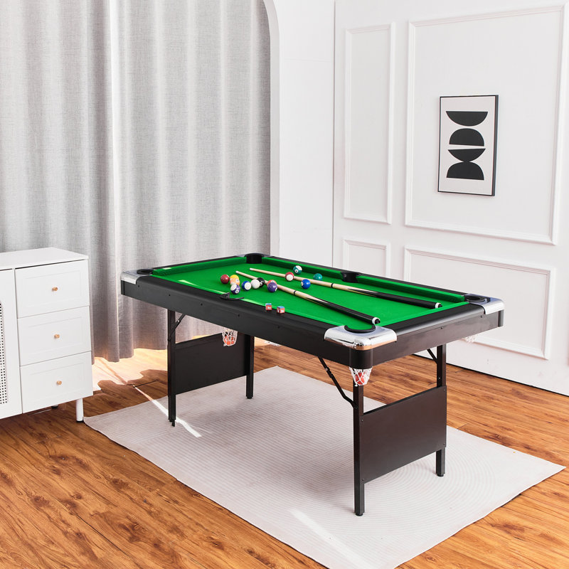 Table multi-jeux pour enfants - Billard et table de billard pour s'amuser en famille et jouer, Vert