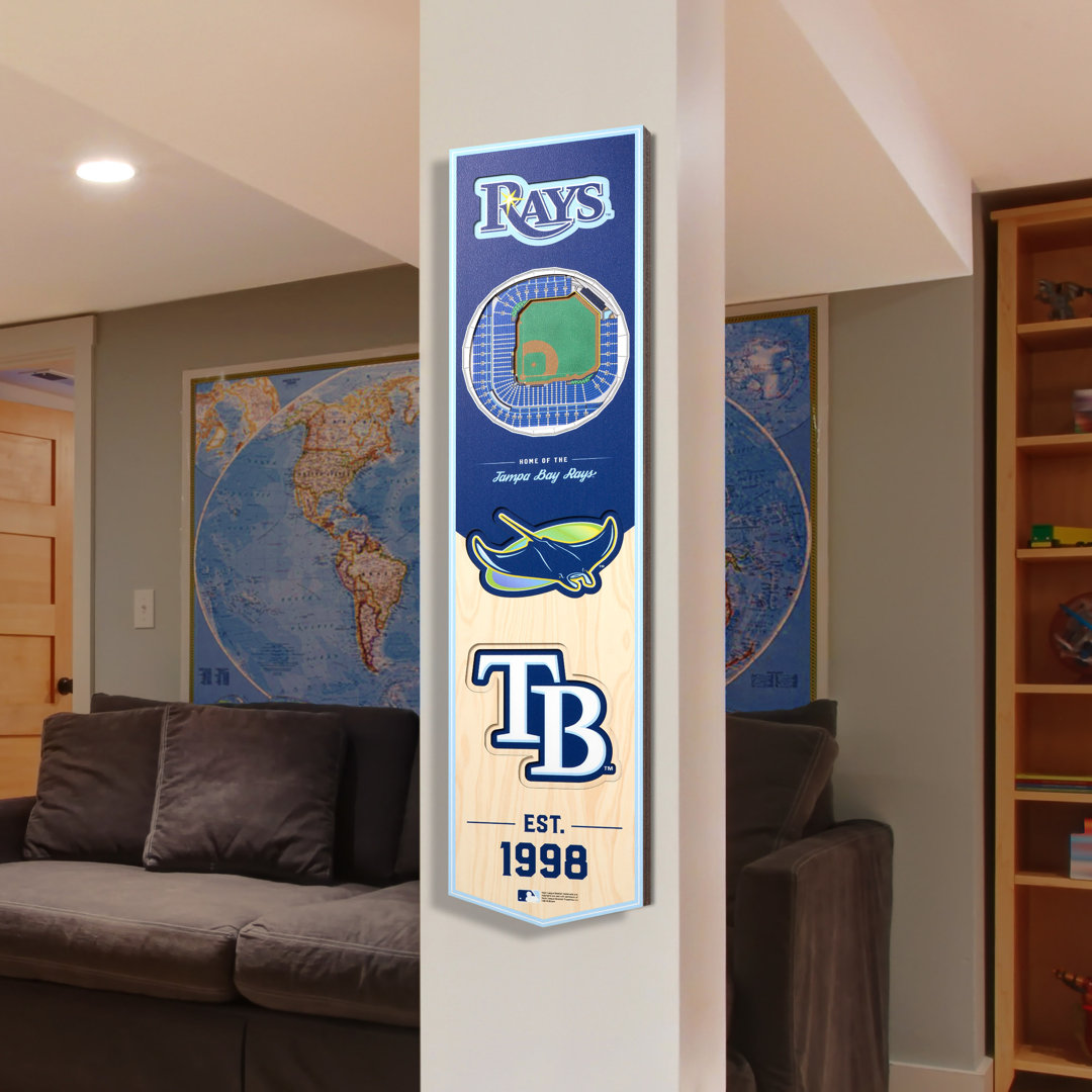 MLB 3D StadiumView 8x32 Banner YouTheFan MLB 