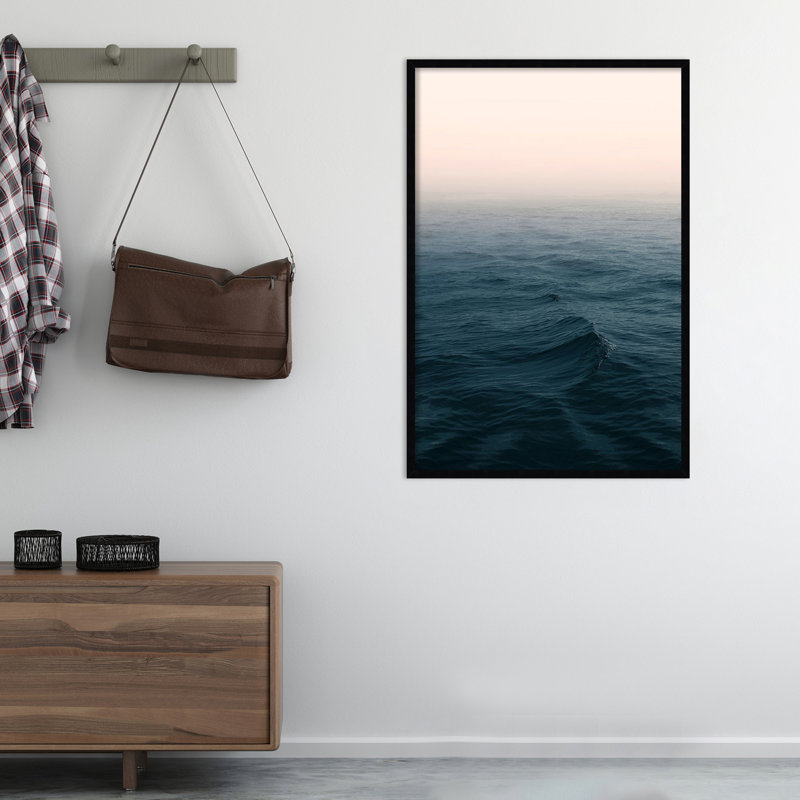 Ocean by Ian Winstanley, 28" W x 41" H, Black