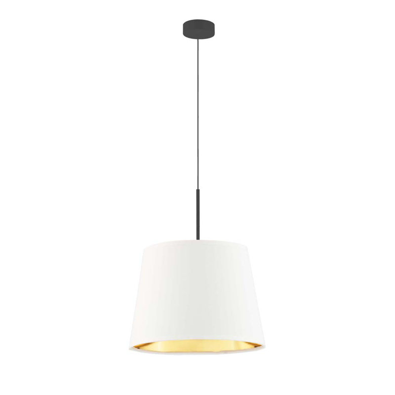 Tunnell 1 - Light Single Pendant, White, Black