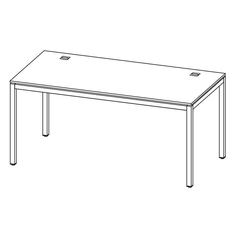 Update 160cm W L-Shaped Writing Desk