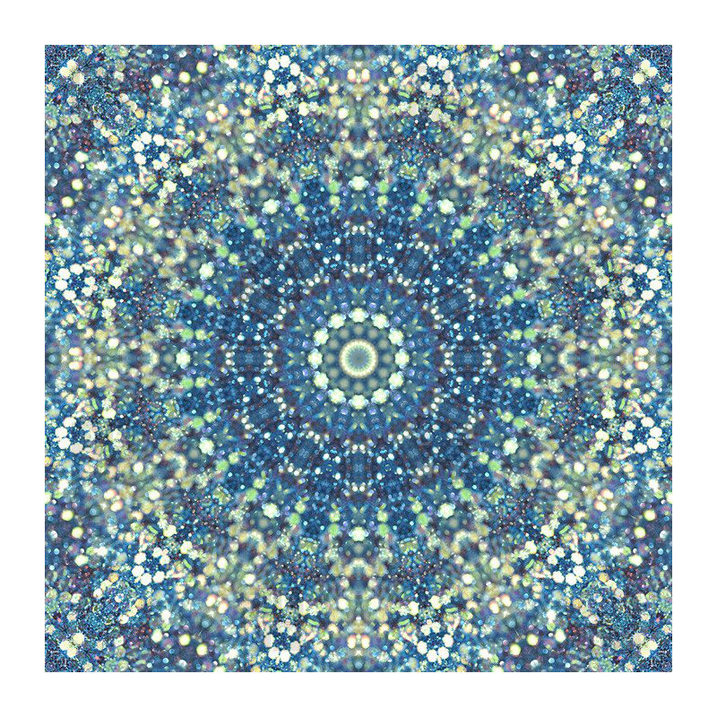 Couverture kaleido sirène sea, L 60 po x l 50 po