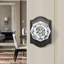 Crystal Privacy Door Knobs With Arch Rosette