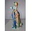 Flaque de graffiti Hoboken standard en résine Dimensions: 8 po x 6 po x H 17 po