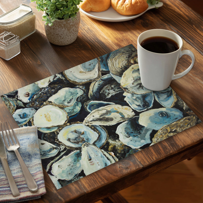 Napperon Oyster Shells | Décoration marine bord de mer