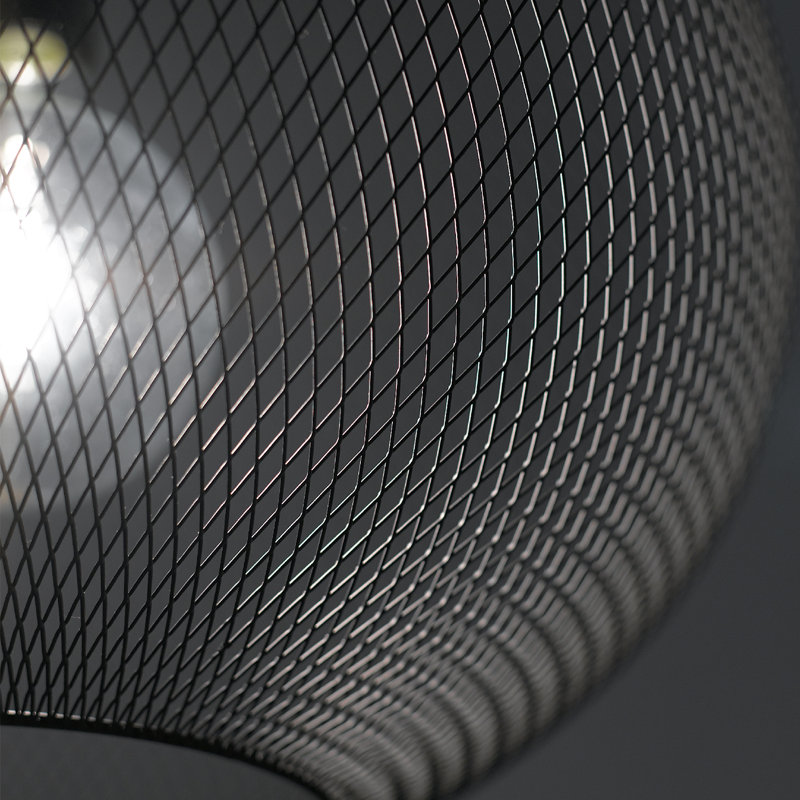 Keira 1 - Light Sphere Pendant, Black