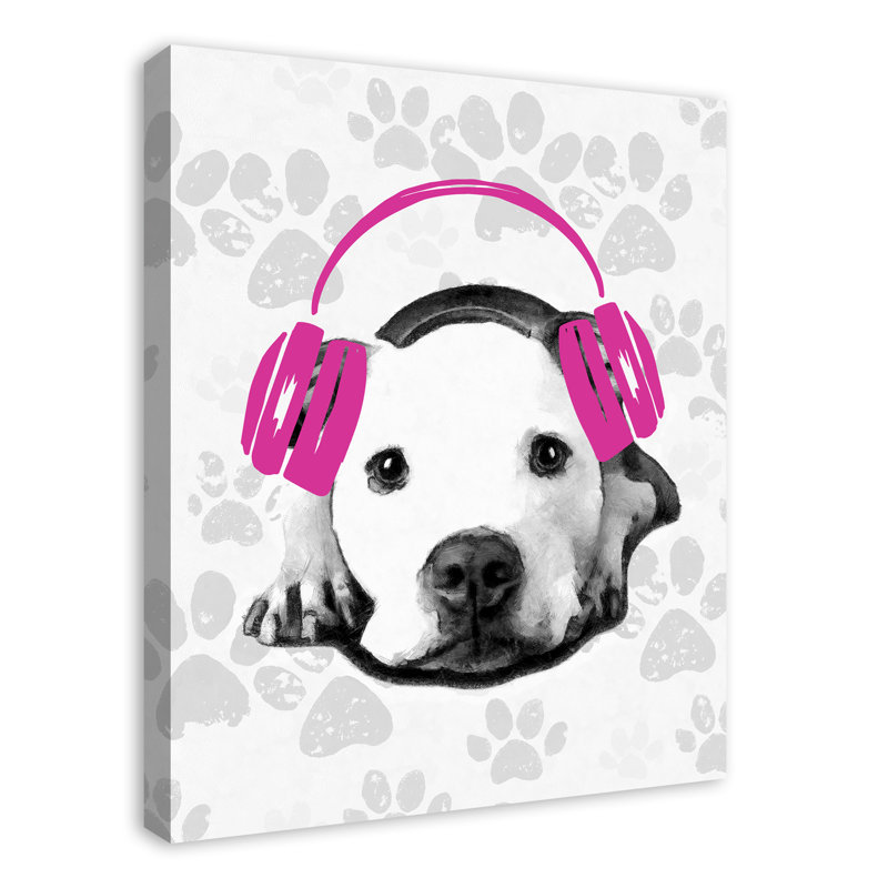Art sur toile Obell, H 30 po x l 24 po x P 1,25 po, Rose