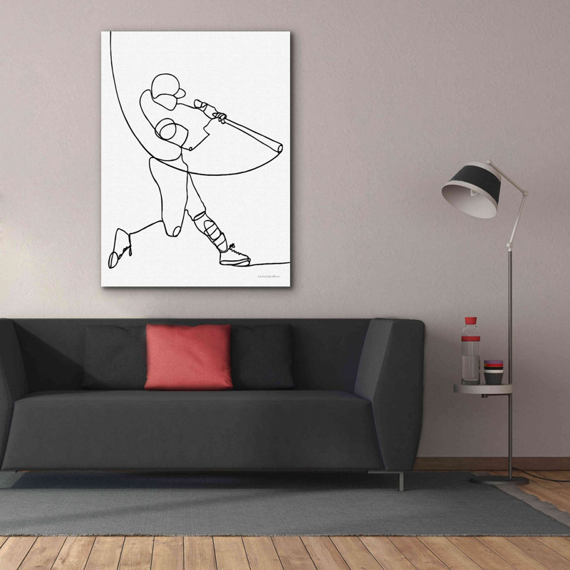 Ivy Bronx «Grand Slam» par Kamdon Kreations, estampe numérique sur toile, H 54 po x l 40 po x P 1,5 po