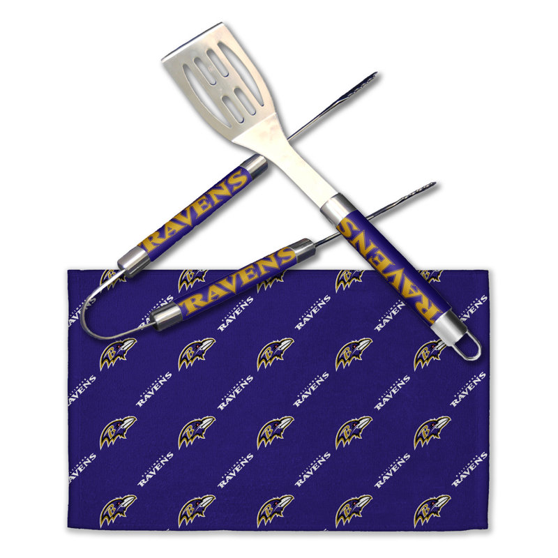 Ensemble d'outils de cuisson en acier inoxydable, Ravens de Baltimore