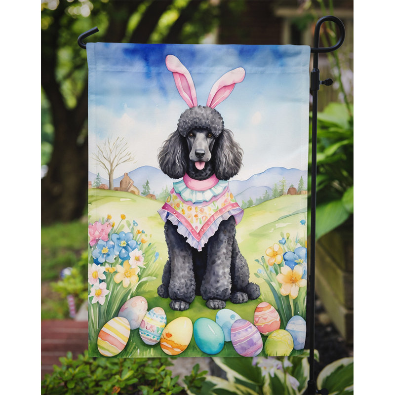 Easter Egg Hunt Double Sided 15.5'' H x 11.25'' W Polyester Easter Garden Flag