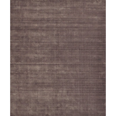 Cavallo Modern handloomed Nylon/Wool Silver Area Rug