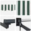 vidaXL Polyester Retractable Patio Awning-126441646-126441647-126441659