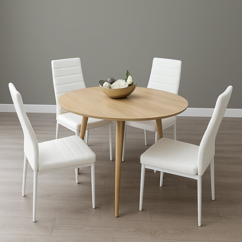 4 - Person Dining Set, White
