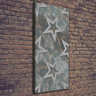 Stone Stars - Wrapped Canvas Print