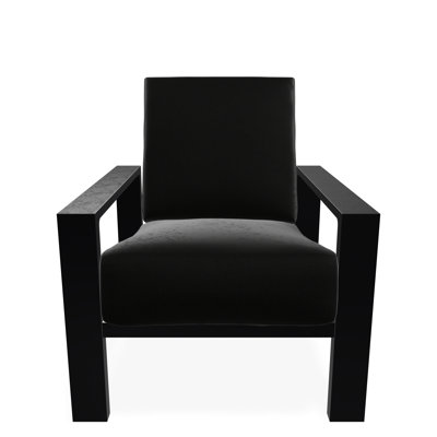 Chaise avec accoudoirs à coussin profond Larssen