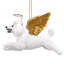 Poodle Dog Angel Holiday Ornament