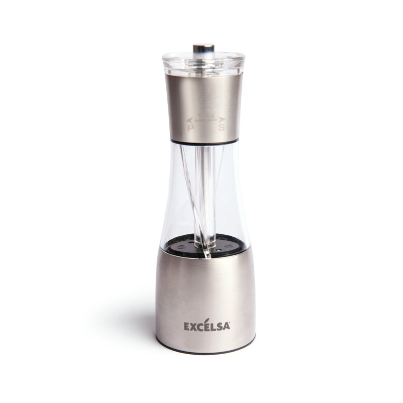 Excelsa Bix Plastic No Power Source Required / Manual Electric Salt & Pepper Mill