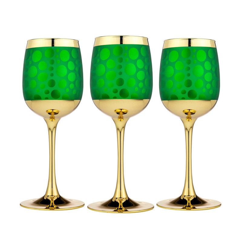 Mercer41 Shilee 3 pièces 10 oz. Ensemble de verres à vin tout usage en verre