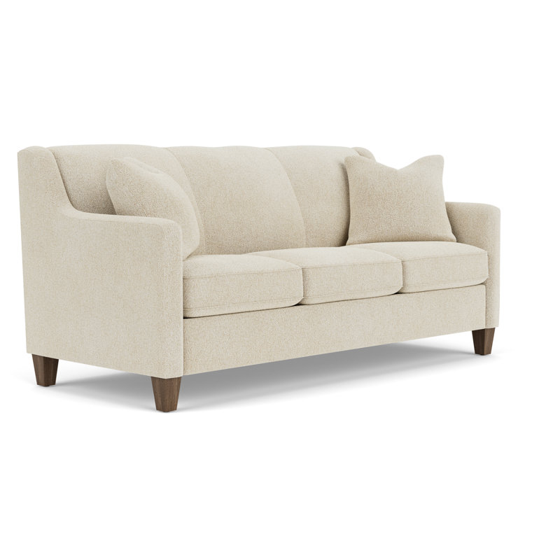 Shorecrest Upholstered 78'' Sofa, Beige 100% Polyester