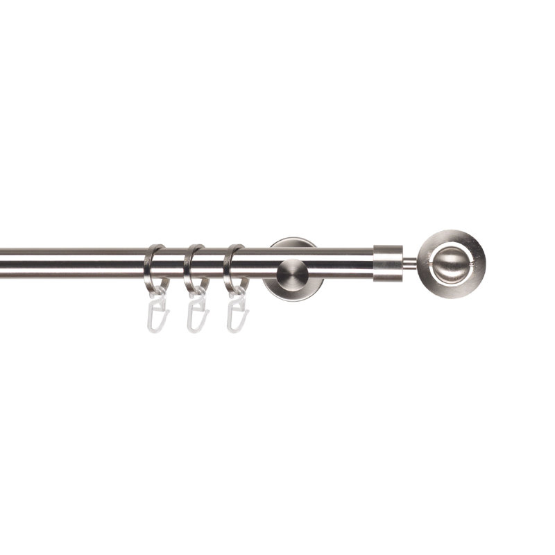 20cm Single Curtain Pole, 135cm