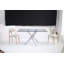 Table rectangulaire moderne en verre-354690891