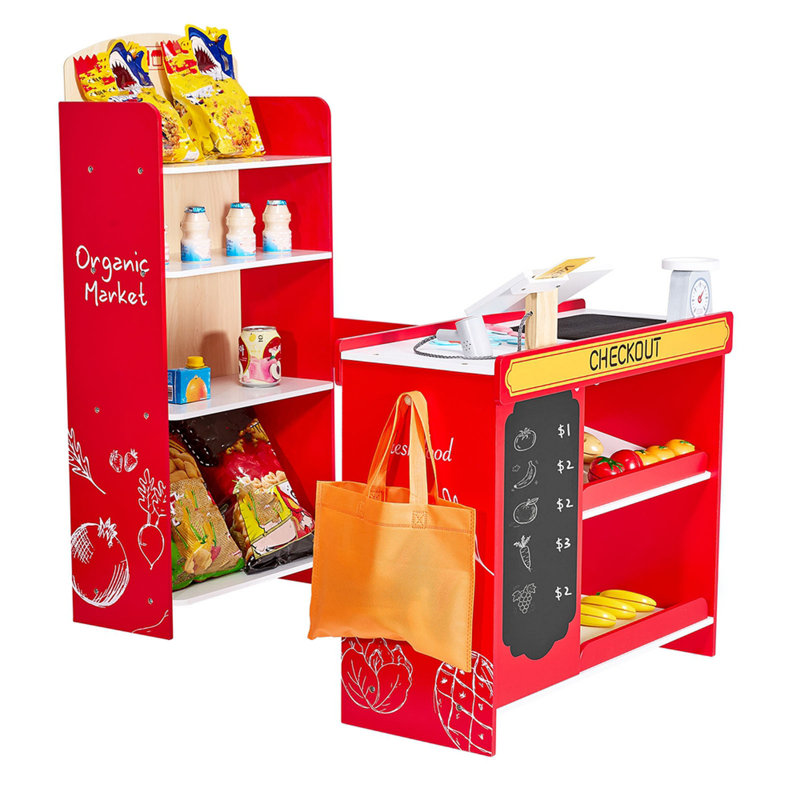 Ensemble de jeu pour enfants avec épicerie