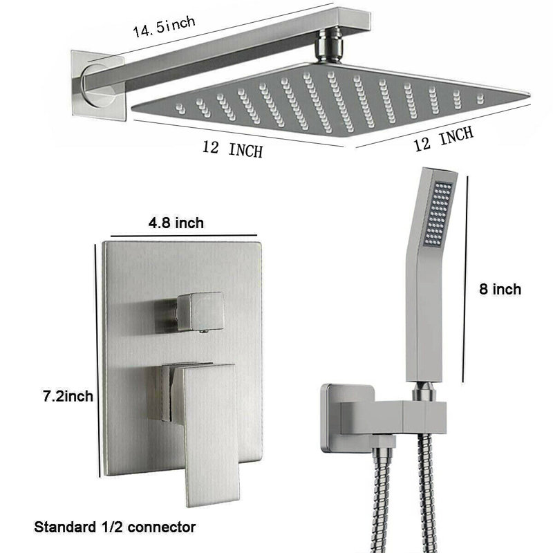 Robinet de douche avec valve brute
