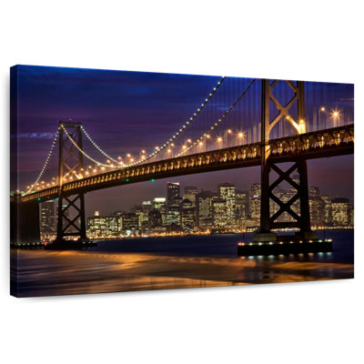 Lilie The Oakland Bay Bridge At Dusk