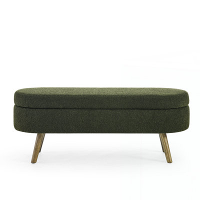 Ottoman Oval Storage Bench