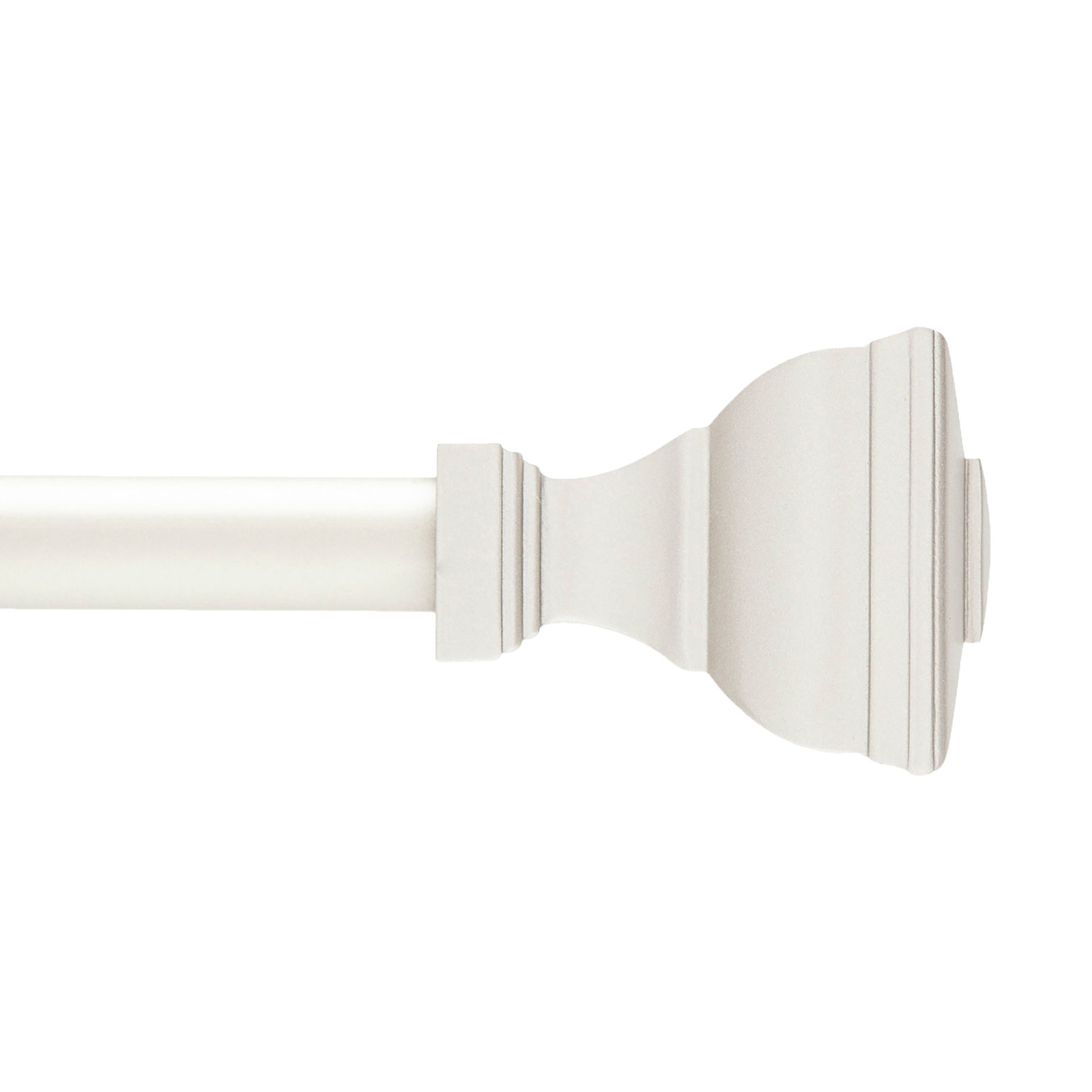 Mavis Standard Curtain Rod, Brushed Nickel